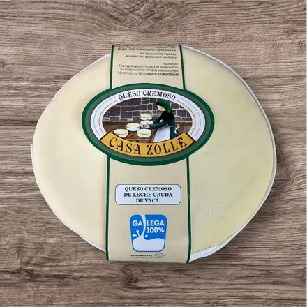 Queso Cremoso de leche cruda (tierno país)