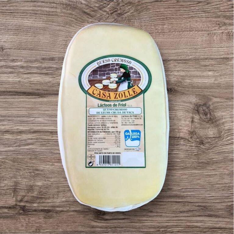 Queso Cremoso Tierno País Casa Zolle en barra