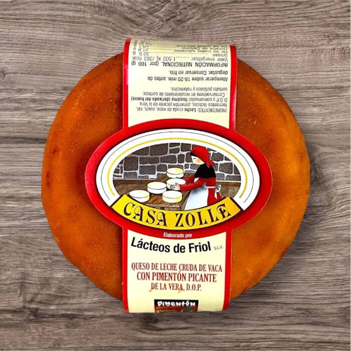 Ripened milk cheese with spicy paprika from Vera, P.D.O. - Image 1